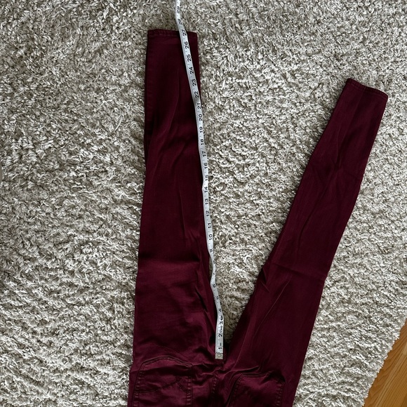 Bullhead (Aritzia) Crimson Denim Skinny Jeans Sz 0 - Picture 12 of 14